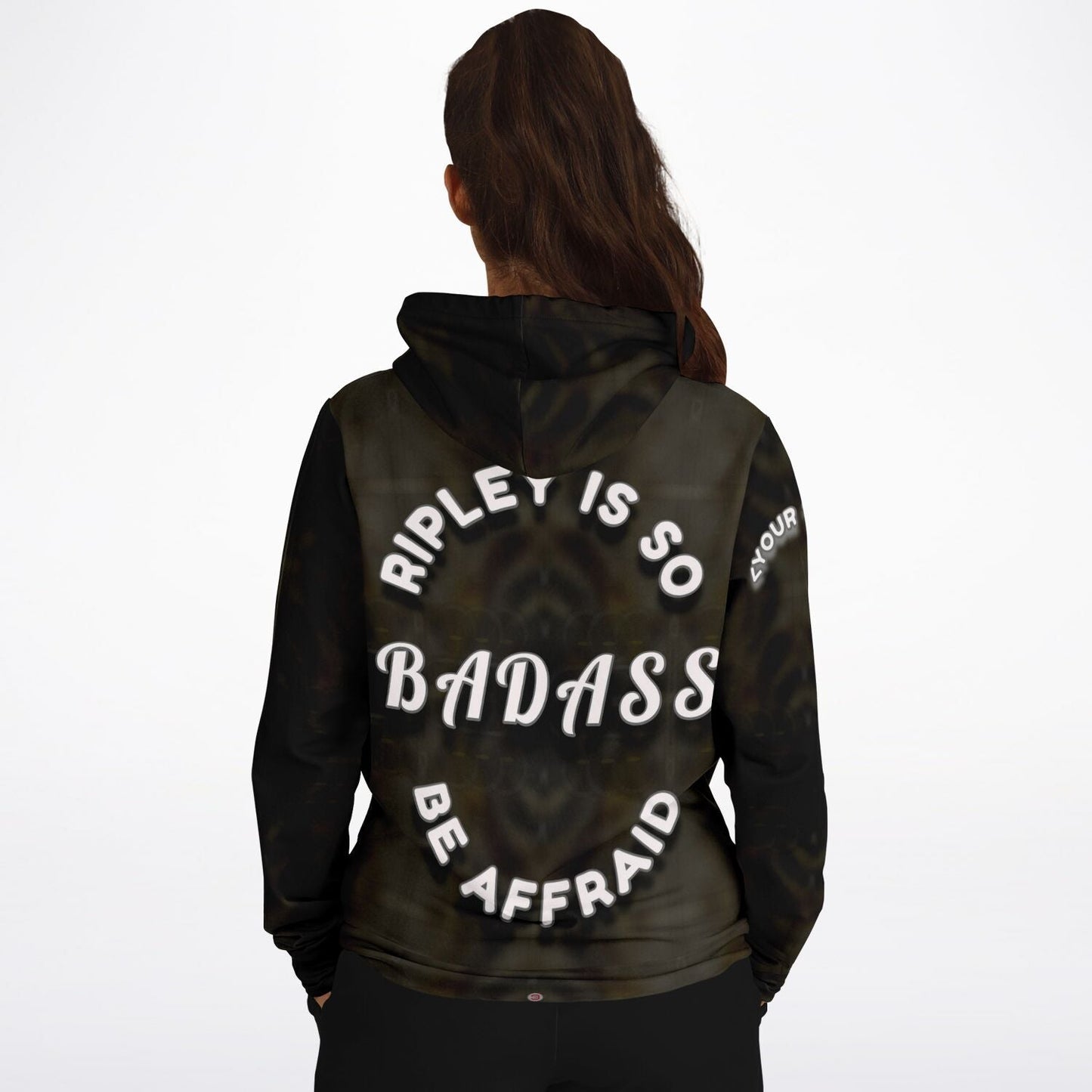  Just Being You, Your Way!-Loungewear for Divas | Get ready for a thrilling adventure in our customizable "Alien" themed hoodie.-HOODIE - AOP - ALIEN P0P1