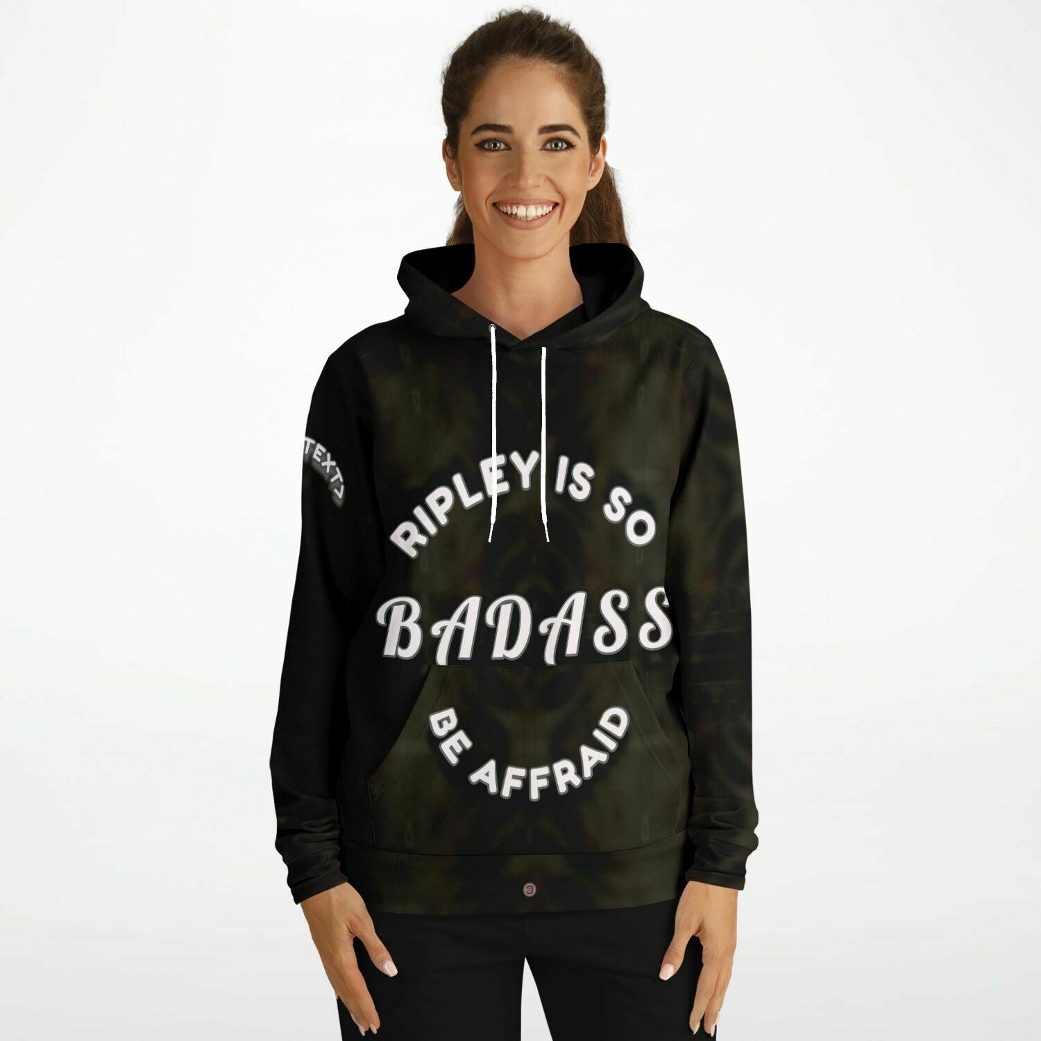  Just Being You, Your Way!-Loungewear for Divas | Get ready for a thrilling adventure in our customizable "Alien" themed hoodie.-HOODIE - AOP - ALIEN P0P1