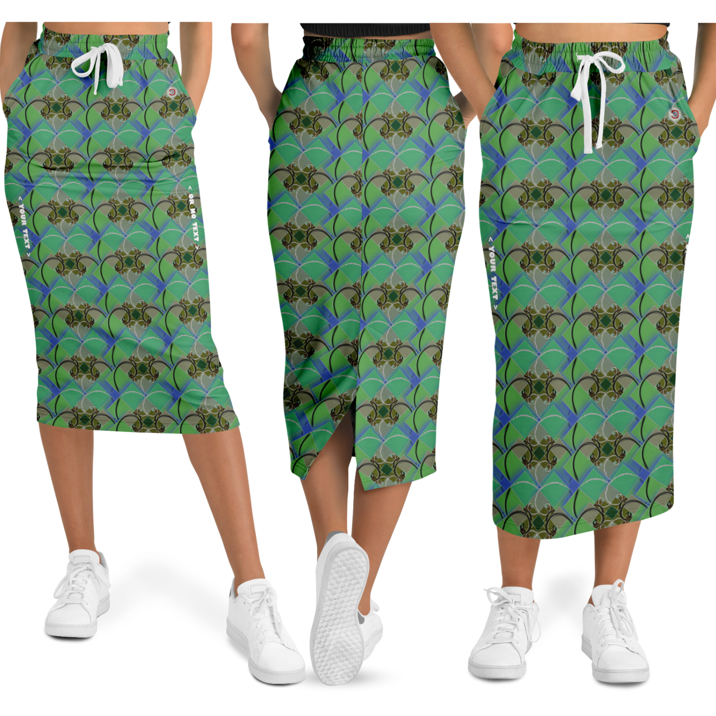  Just Being You, Your Way!-Loungewear for Divas | Rock the sporty chic look with this amazing skirt in great all-over-printed colors-Casual skirt - AOP - GM P0P1