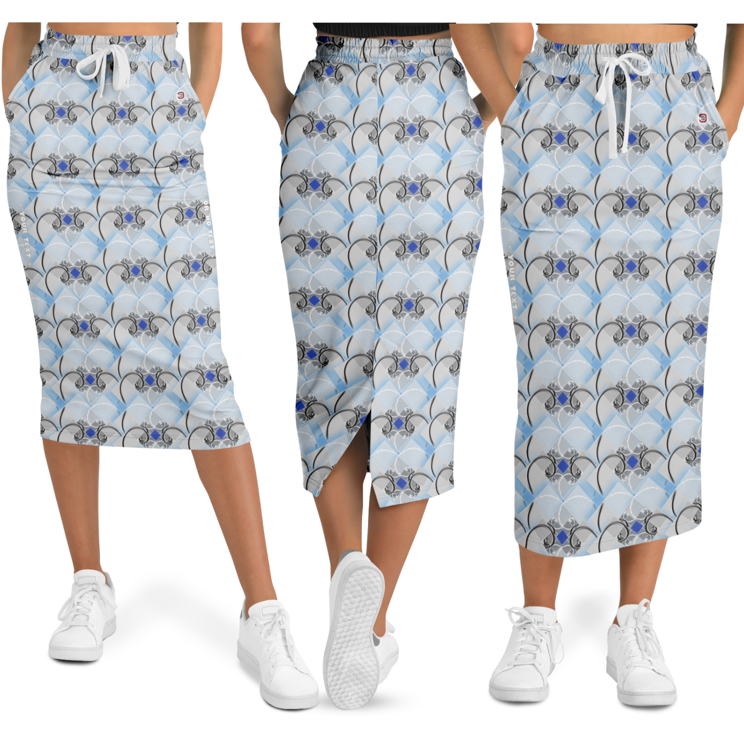  Just Being You, Your Way!-Loungewear for Divas | Rock the sporty chic look with this amazing skirt in great all-over-printed colors-Casual skirt - AOP - GM P0P1