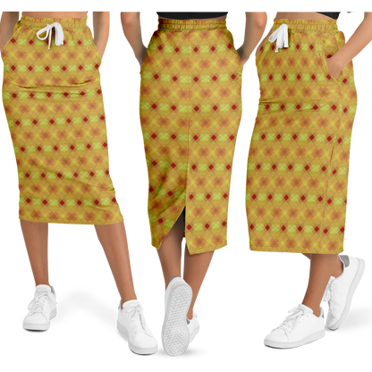  Just Being You, Your Way!-Loungewear for Divas | Rock the sporty chic look with this amazing skirt in great all-over-printed colors-Casual skirt - AOP - CC P0P1