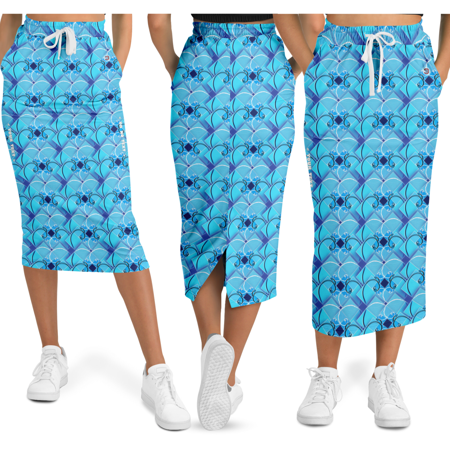  Just Being You, Your Way!-Loungewear for Divas | Rock the sporty chic look with this amazing skirt in great all-over-printed colors-Casual skirt - AOP - GM P0P1