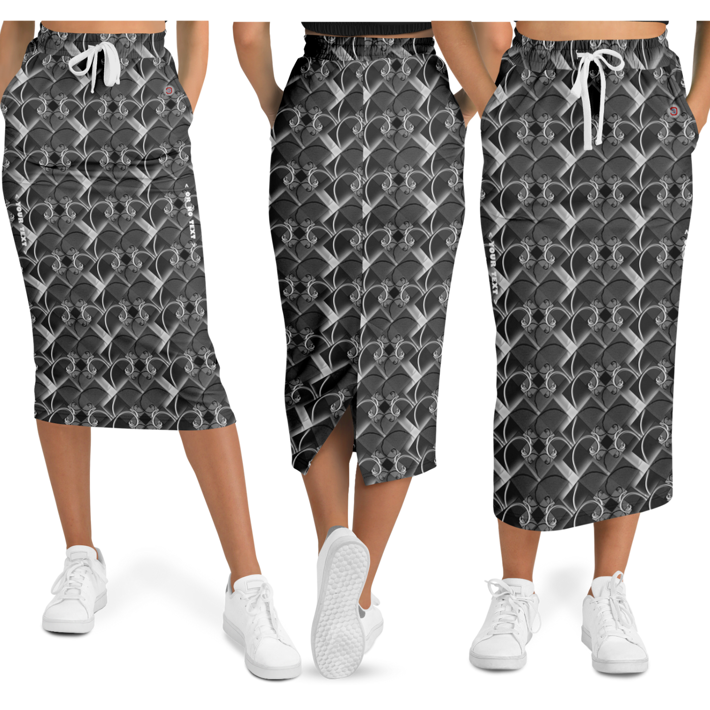  Just Being You, Your Way!-Loungewear for Divas | Rock the sporty chic look with this amazing skirt in great all-over-printed colors-Casual skirt - AOP - GM P0P1