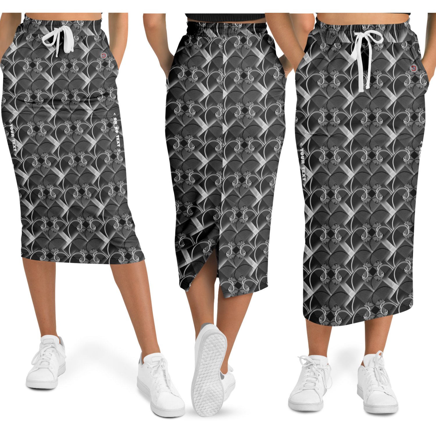  Just Being You, Your Way!-Loungewear for Divas | Rock the sporty chic look with this amazing skirt in great all-over-printed colors-Casual skirt - AOP - GM P0P1