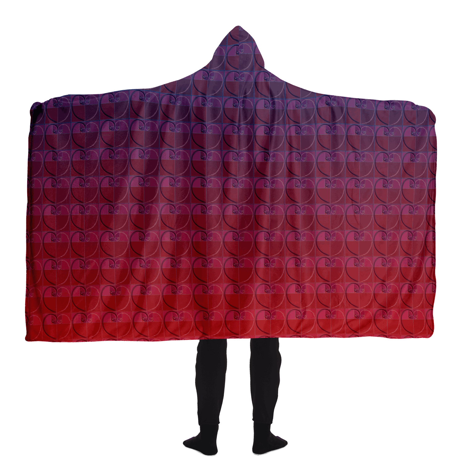  Just Being You, Your Way!-Loungewear for Dudes | Customizable, warm enough for any adventure and in a great range of colors-HOODED BLANKET - AOP - MIX P0P1P2P3
