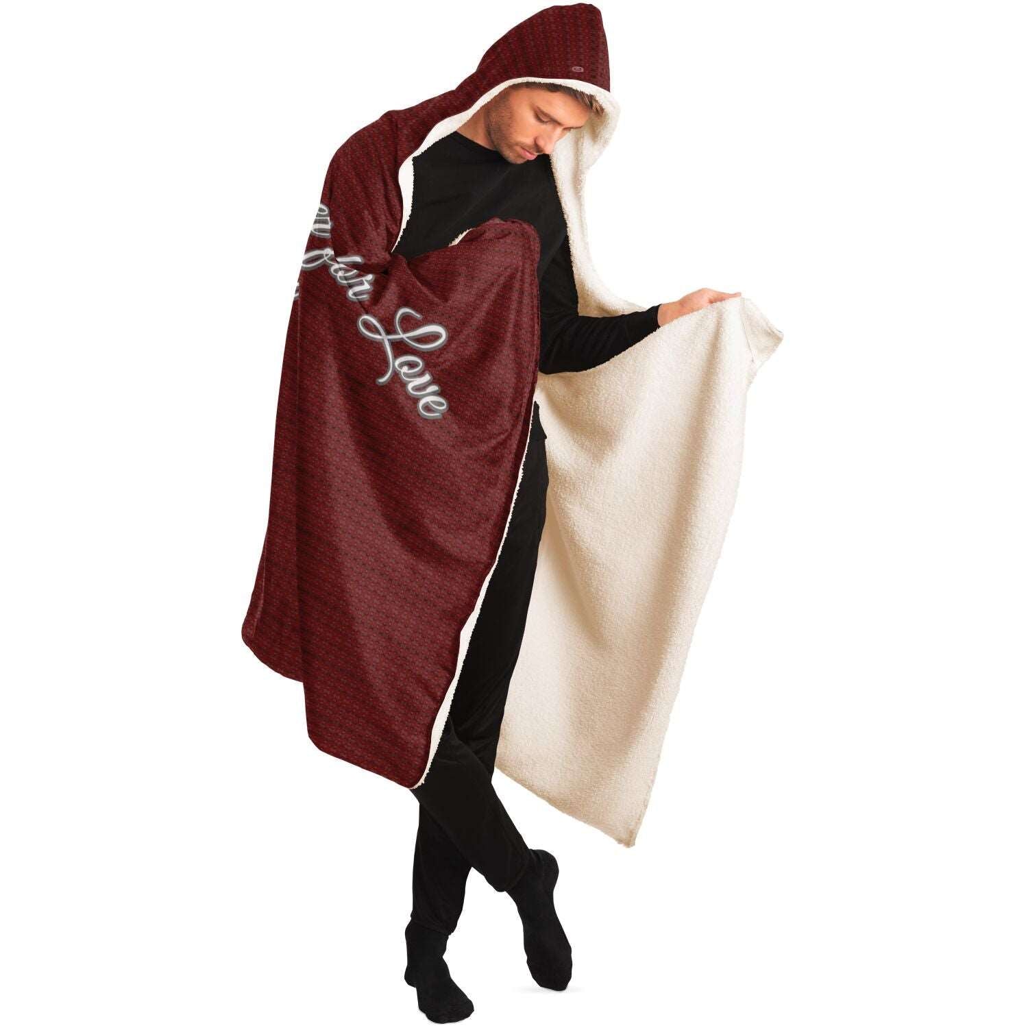  Just Being You, Your Way!-Loungewear for Dudes | Customizable, warm enough for any adventure and in a great range of colors-HOODED BLANKET - AOP - MIX P0P1P2P3
