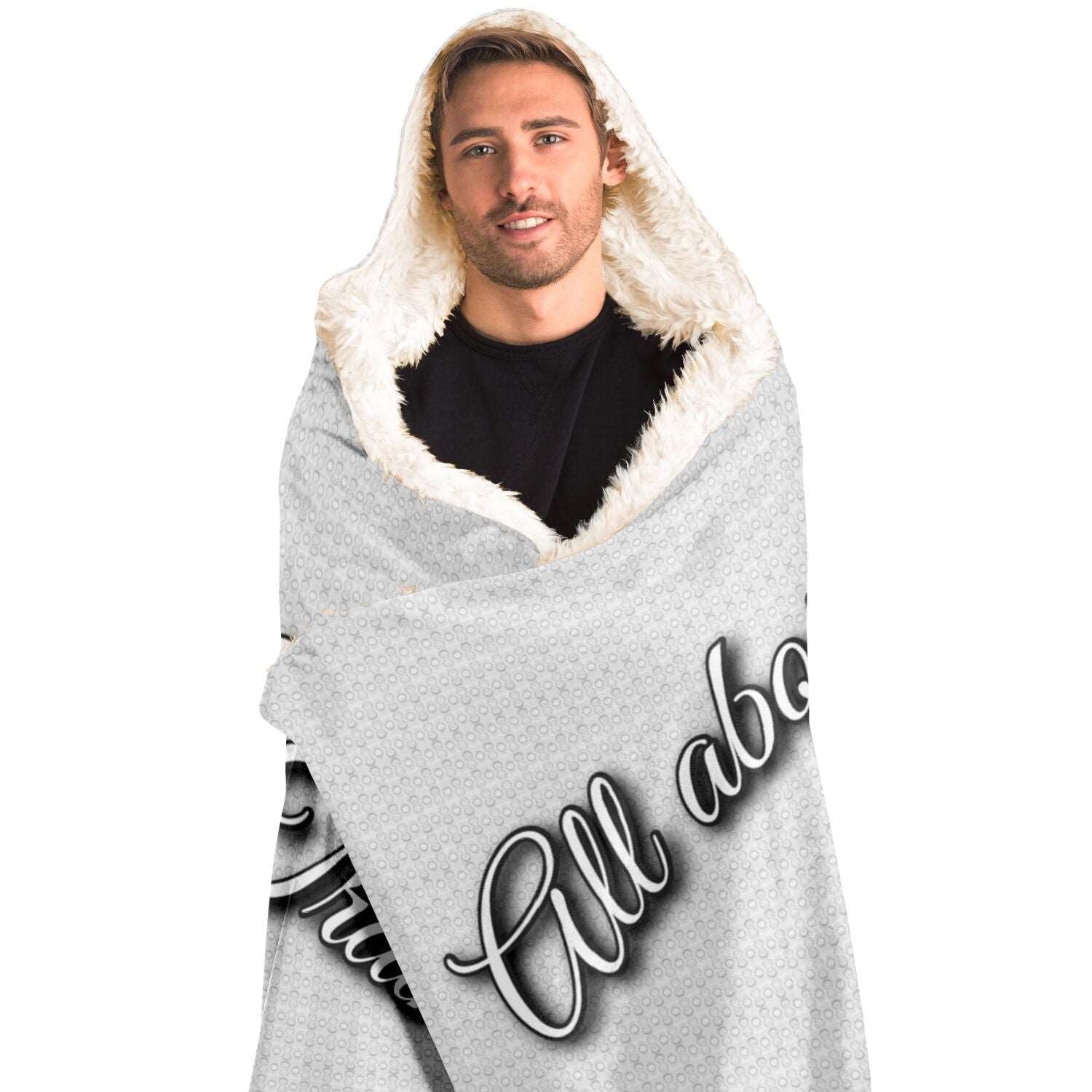  Just Being You, Your Way!-Loungewear for Dudes | Customizable, warm enough for any adventure and in a great range of colors-HOODED BLANKET - AOP - MIX P0P1P2P3