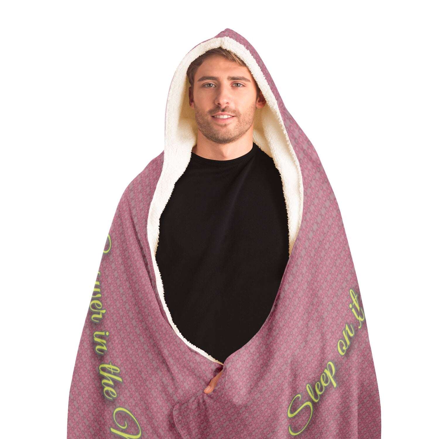  Just Being You, Your Way!-Loungewear for Dudes | Customizable, warm enough for any adventure and in a great range of colors-HOODED BLANKET - AOP - MIX P0P1P2P3