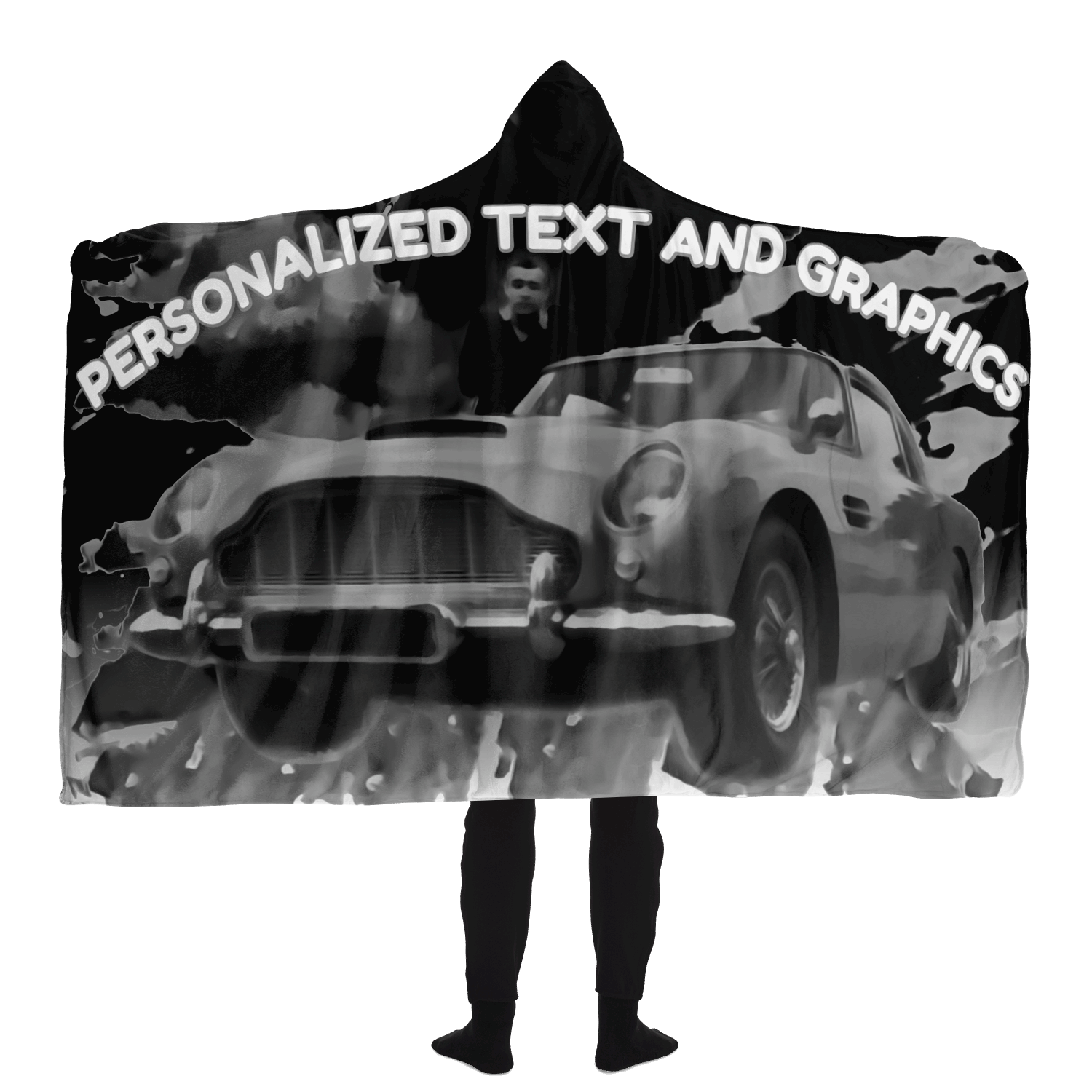  Just Being You, Your Way!-Loungewear for Dudes | Customizable, warm enough for any adventure and in a great range of colors-HOODED BLANKET - AOP - MIX P0P1P2P3