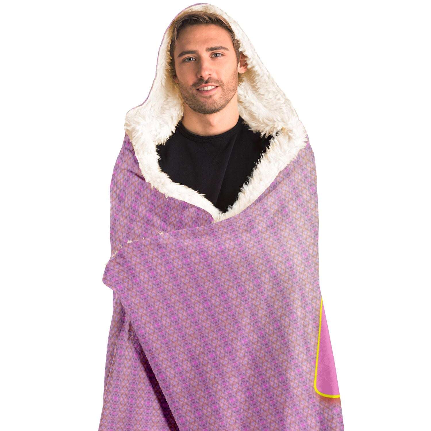  Just Being You, Your Way!-Loungewear for Dudes | Customizable, warm enough for any adventure and in a great range of colors-HOODED BLANKET - AOP - MIX P0P1P2P3