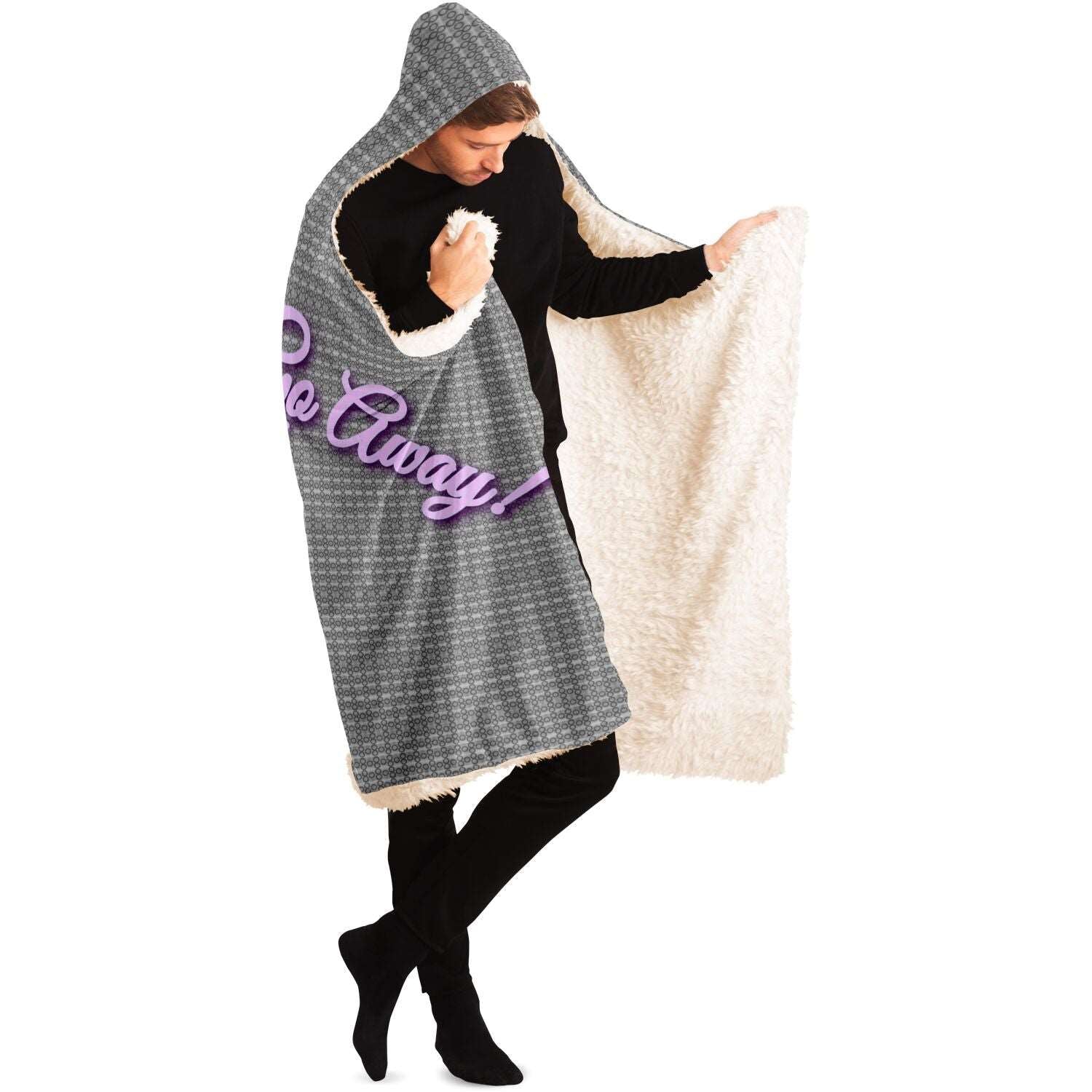  Just Being You, Your Way!-Loungewear for Dudes | Customizable, warm enough for any adventure and in a great range of colors-HOODED BLANKET - AOP - MIX P0P1P2P3