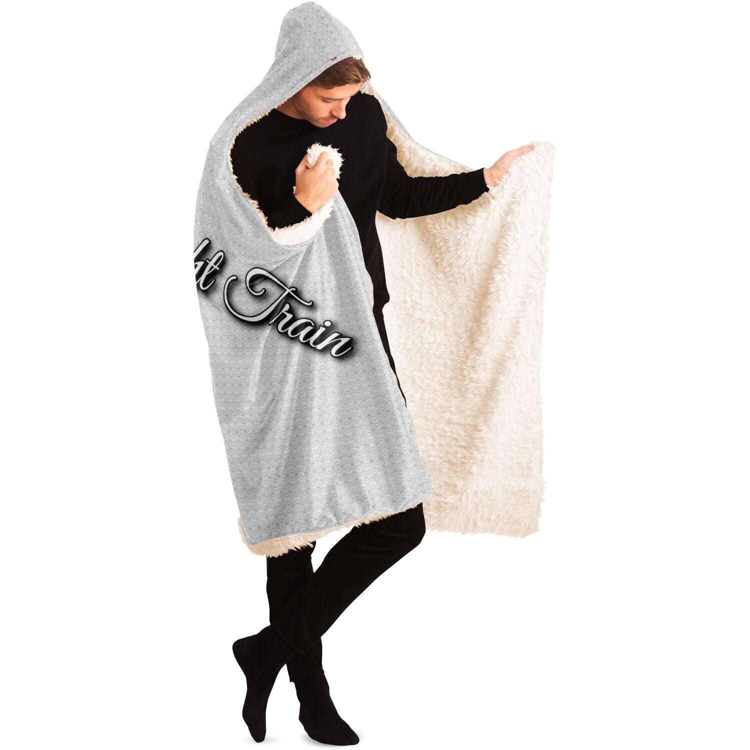  Just Being You, Your Way!-Loungewear for Dudes | Customizable, warm enough for any adventure and in a great range of colors-HOODED BLANKET - AOP - MIX P0P1P2P3