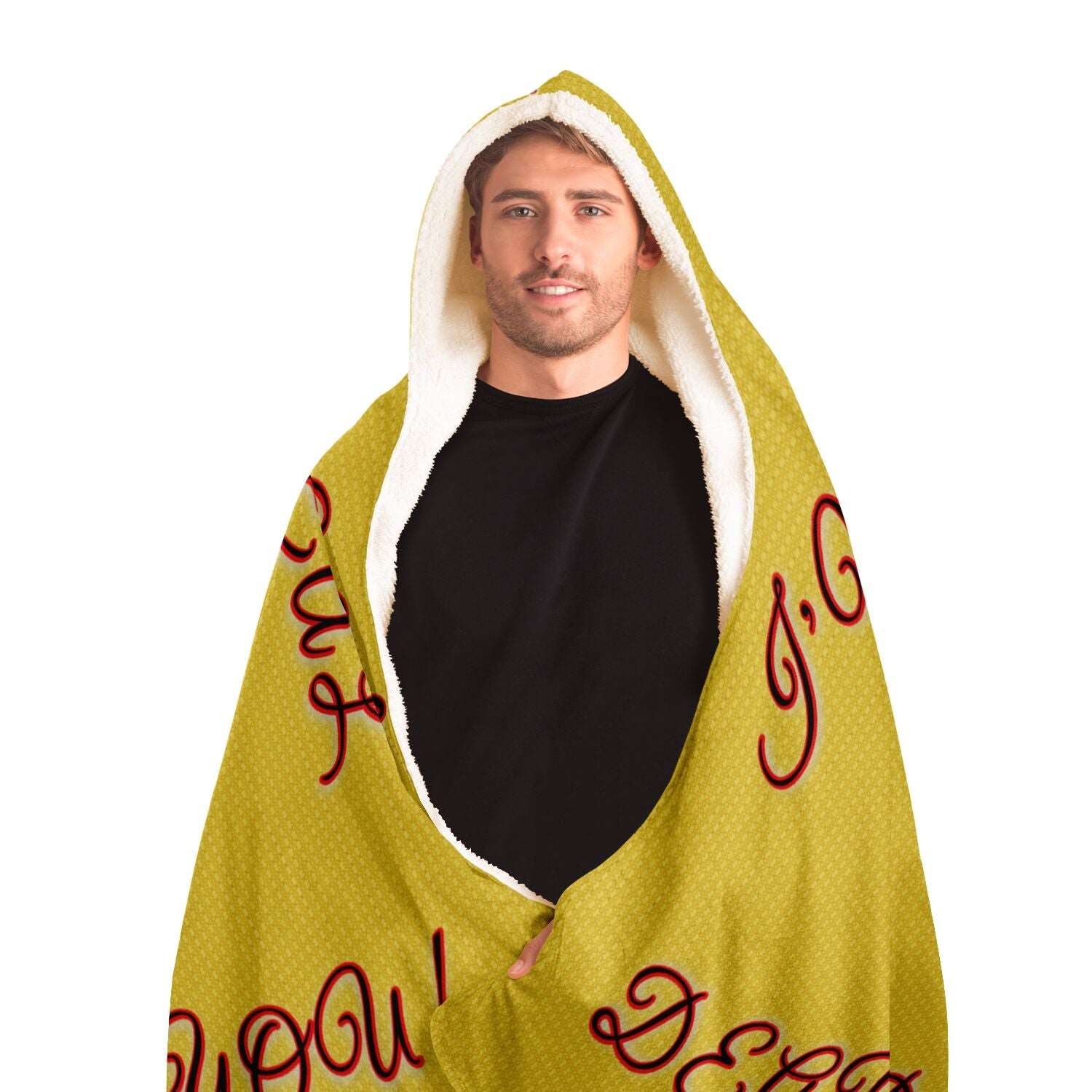  Just Being You, Your Way!-Loungewear for Dudes | Customizable, warm enough for any adventure and in a great range of colors-HOODED BLANKET - AOP - MIX P0P1P2P3