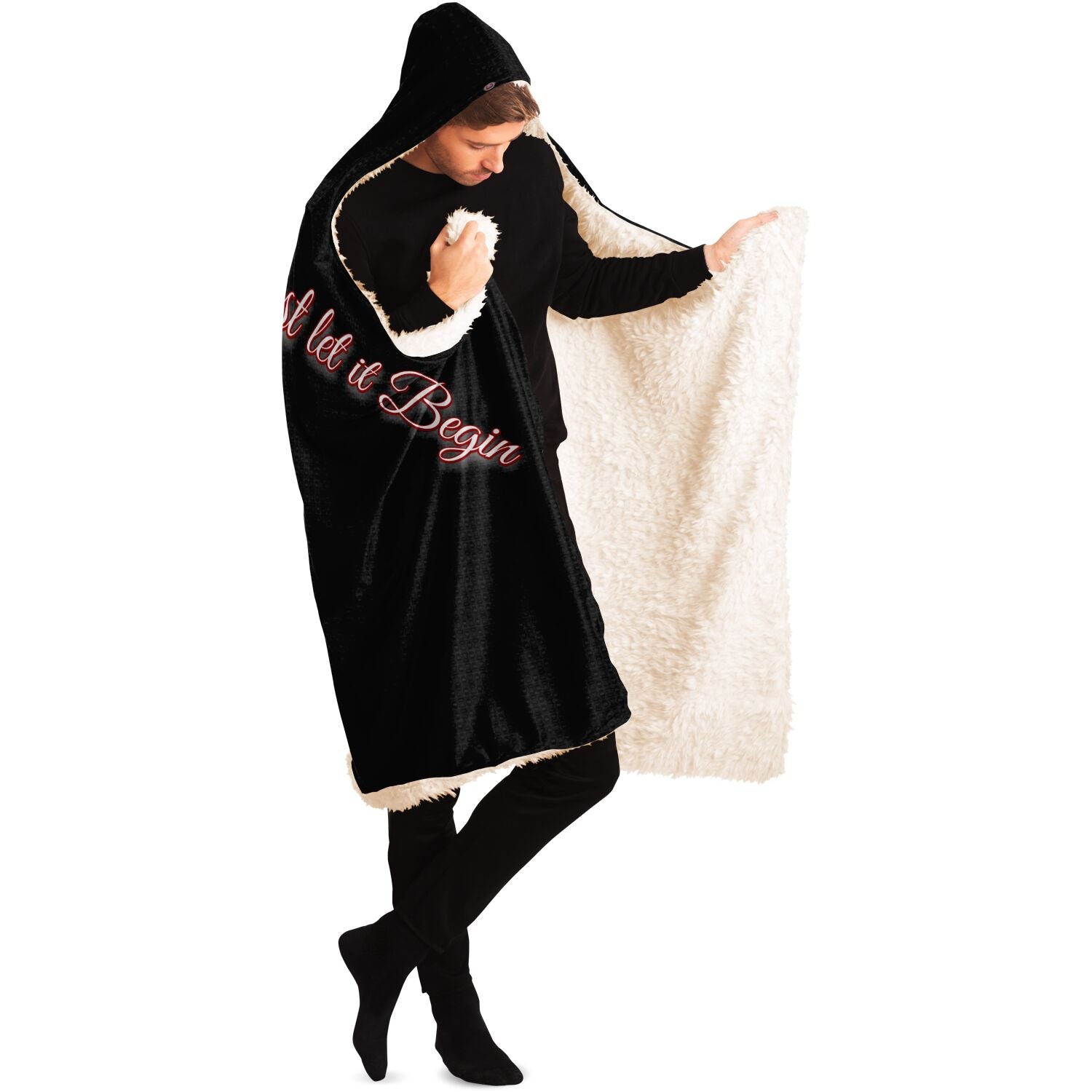  Just Being You, Your Way!-Loungewear for Dudes | Customizable, warm enough for any adventure and in a great range of colors-HOODED BLANKET - AOP - MIX P0P1P2P3