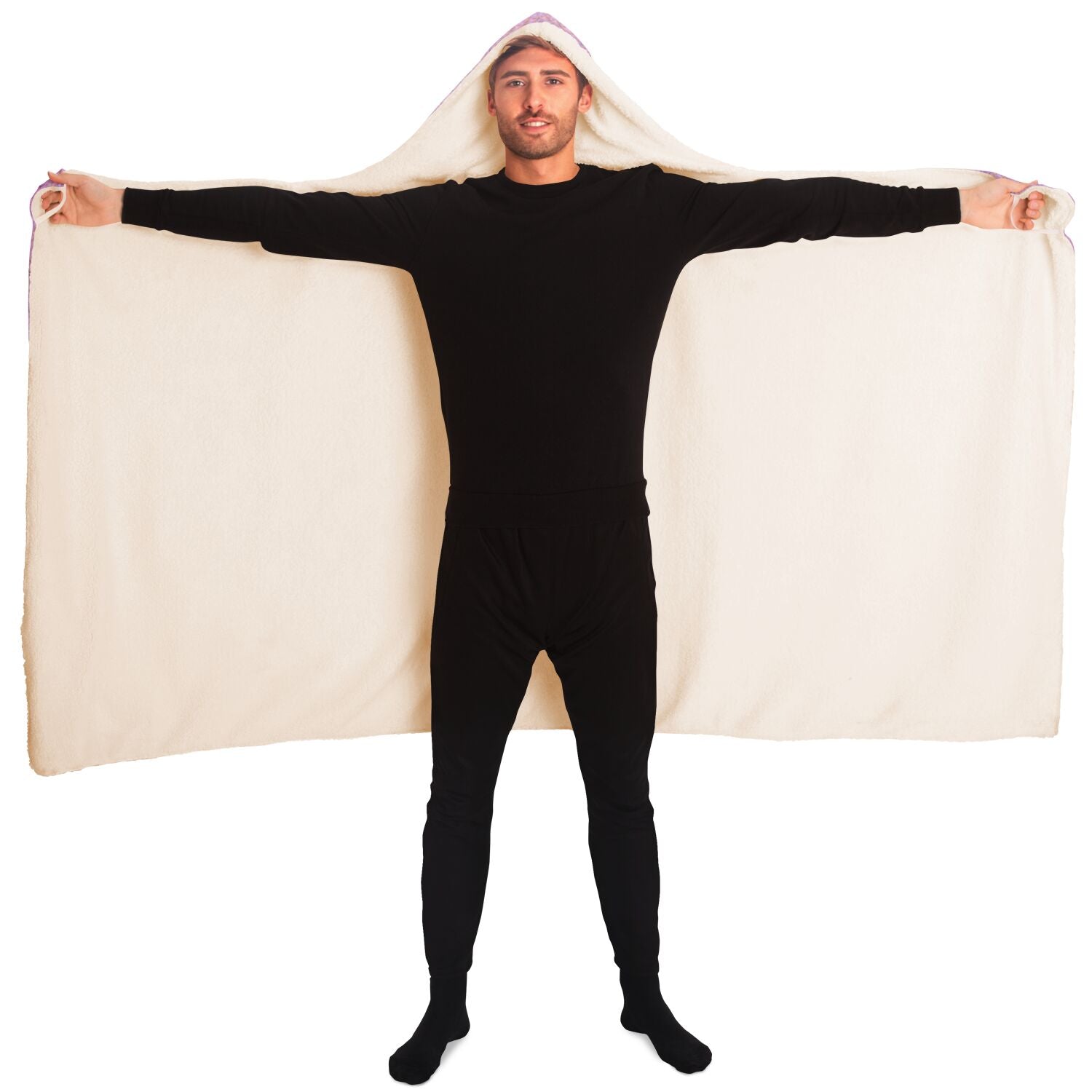  Just Being You, Your Way!-Loungewear for Dudes | Customizable, warm enough for any adventure and in a great range of colors-HOODED BLANKET - AOP - MIX P0P1P2P3