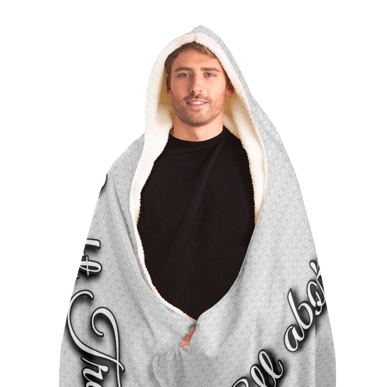  Just Being You, Your Way!-Loungewear for Dudes | Customizable, warm enough for any adventure and in a great range of colors-HOODED BLANKET - AOP - MIX P0P1P2P3