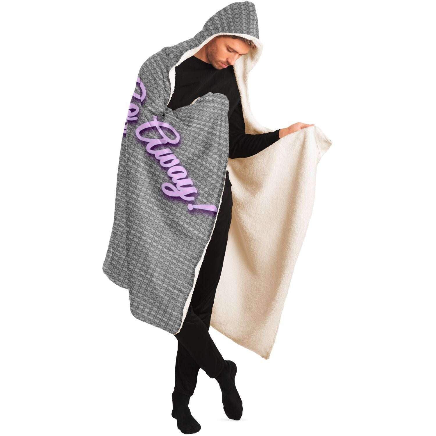  Just Being You, Your Way!-Loungewear for Dudes | Customizable, warm enough for any adventure and in a great range of colors-HOODED BLANKET - AOP - MIX P0P1P2P3