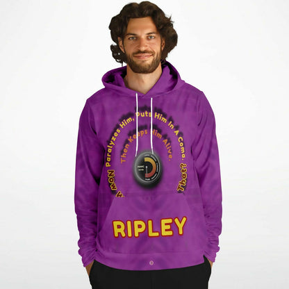  Just Being You, Your Way!-Loungewear for Dudes | Get ready for a thrilling adventure in our customizable "Alien" themed hoodie.-Alien Hoodie - AOP - P0P1