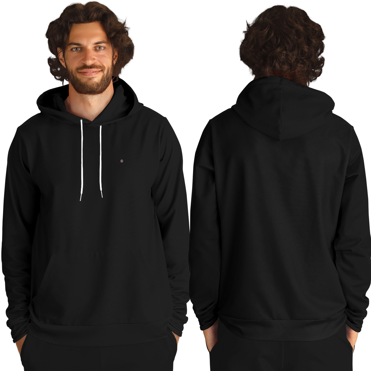  Just Being You, Your Way!-Loungewear for Dudes | Get your next hoodie designed just for you!-HOODIE - AOP - BLANK P2P3