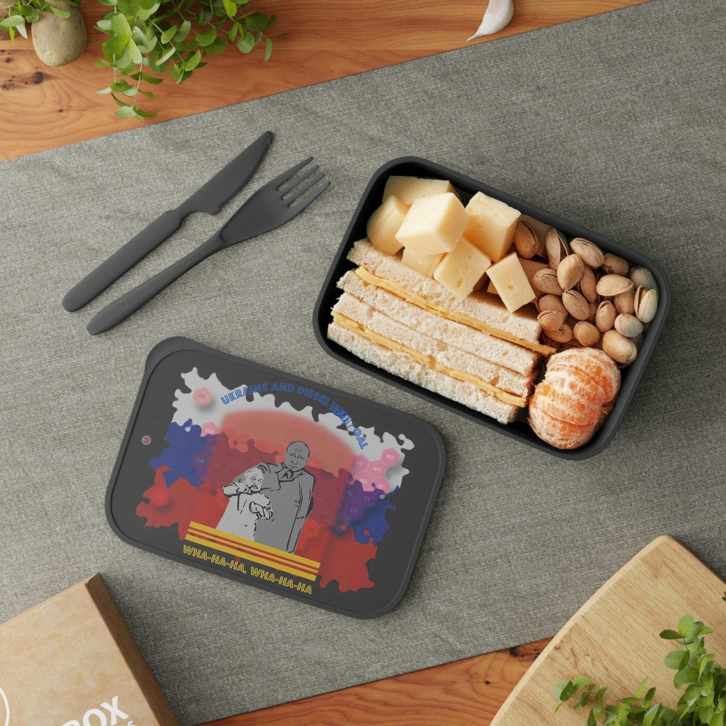  Just Being You, Your Way!-Lunch box with utensils | Customizable eco-friendly way to enjoy your lunch in style-Travel Accessories - PPG P0P1P2P3